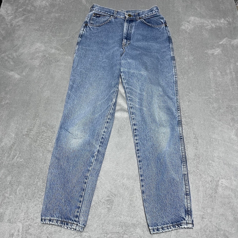 Vintage‎ Chic Jeans Womens 12 Mom High Rise 80s 90s Medium Wash Blue Denim